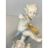 4 FIGURE PORCELLANA Metzler & Ortloff CHERUBINI PUTTI QUATTRO STAGIONI GERMANY