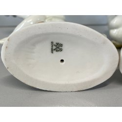 4 FIGURE PORCELLANA Metzler & Ortloff CHERUBINI PUTTI QUATTRO STAGIONI GERMANY