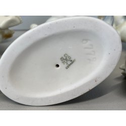 4 FIGURE PORCELLANA Metzler & Ortloff CHERUBINI PUTTI QUATTRO STAGIONI GERMANY