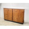 CREDENZA ART DEC­Ò MOBILE BAR ANNI 40 SIDEBOARD VINTAGE LEGNO NOCE DISPENSA
