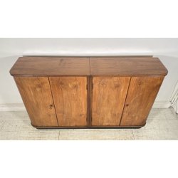 CREDENZA ART DEC­Ò MOBILE BAR ANNI 40 SIDEBOARD VINTAGE LEGNO NOCE DISPENSA