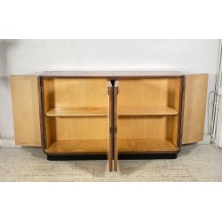 CREDENZA ART DEC­Ò MOBILE BAR ANNI 40 SIDEBOARD VINTAGE LEGNO NOCE DISPENSA