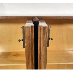 CREDENZA ART DEC­Ò MOBILE BAR ANNI 40 SIDEBOARD VINTAGE LEGNO NOCE DISPENSA