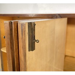 CREDENZA ART DEC­Ò MOBILE BAR ANNI 40 SIDEBOARD VINTAGE LEGNO NOCE DISPENSA