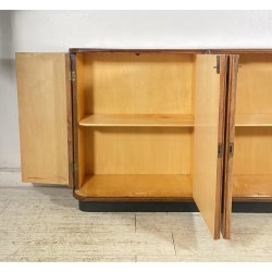 CREDENZA ART DEC­Ò MOBILE BAR ANNI 40 SIDEBOARD VINTAGE LEGNO NOCE DISPENSA