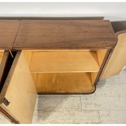 CREDENZA ART DEC­Ò MOBILE BAR ANNI 40 SIDEBOARD VINTAGE LEGNO NOCE DISPENSA