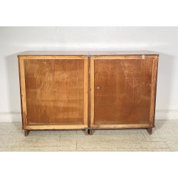 CREDENZA ART DEC­Ò MOBILE BAR ANNI 40 SIDEBOARD VINTAGE LEGNO NOCE DISPENSA