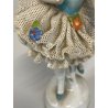 FIGURA STATUINA PORCELLANA BALLERINA TUTU  12498/18 PIZZO DRESDA 12cm/h GERMANY