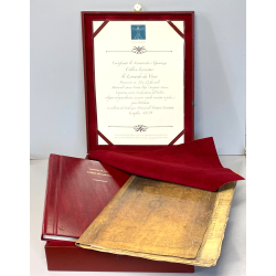 COFANETTO SCATOLA Codice Leicester DI Leonardo Da Vinci ESEMPLARE 49/99