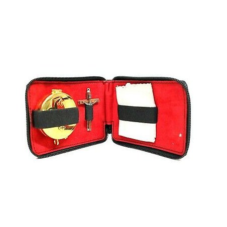 SET VIATICO PER SACRAMENTI CUSTODIA PELLE 