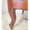ANTICA COPPIA POLTRONA PRIMI 1900 LUIGI FILIPPO ARMCHAIR LEGNO STOFFA DIVANO