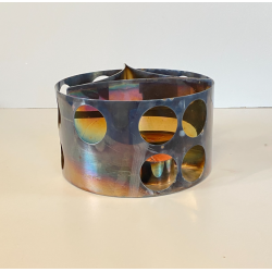 CHAUFFE-PLAT Claustra GALLIA Christofle DESIGN Lino Sabattini MODERNISTA FRANCIA