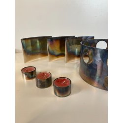 CHAUFFE-PLAT Claustra GALLIA Christofle DESIGN Lino Sabattini MODERNISTA FRANCIA