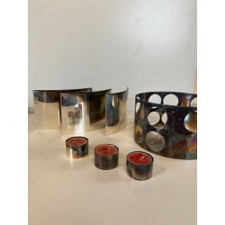 CHAUFFE-PLAT Claustra GALLIA Christofle DESIGN Lino Sabattini MODERNISTA FRANCIA