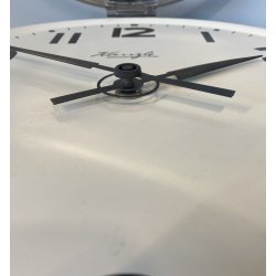 RARO OROLOGIO da PARETE INDUSTRIALE Elettromeccanico Kienzle ø 32cm NON FUNZIONA
