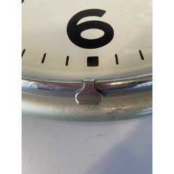 RARO OROLOGIO da PARETE INDUSTRIALE Elettromeccanico Kienzle ø 32cm NON FUNZIONA