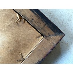 ANTICO DIPINTO OLIO SCENA RELIGIOSA MADONNA BAMBINI CRESIMA BATTESIMO MATERNITA'