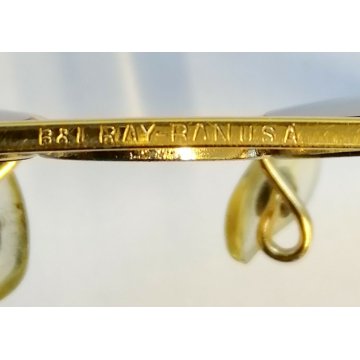 RARO RAY BAN U.S.A. VINTAGE Bausch Lomb LENTI GRIGIO FUME' occhiali sole AVIATOR