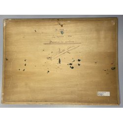 QUADRO DIPINTO OLIO Eraldo Coda MARINA PAESAGGIO La Spezia DOMENICA in CANTIERE