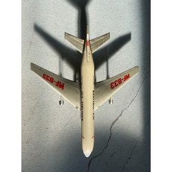 GIOCO LATTA VINTAGE AEREO FRICTION Jet Airliner BOEING MF-833 FUNZIONA CHINA '60