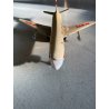 GIOCO LATTA VINTAGE AEREO FRICTION Jet Airliner BOEING MF-833 FUNZIONA CHINA '60