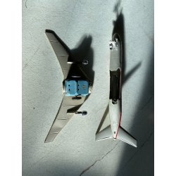 GIOCO LATTA VINTAGE AEREO FRICTION Jet Airliner BOEING MF-833 FUNZIONA CHINA '60