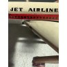GIOCO LATTA VINTAGE AEREO FRICTION Jet Airliner BOEING MF-833 FUNZIONA CHINA '60