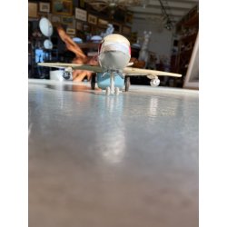 GIOCO LATTA VINTAGE AEREO FRICTION Jet Airliner BOEING MF-833 FUNZIONA CHINA '60