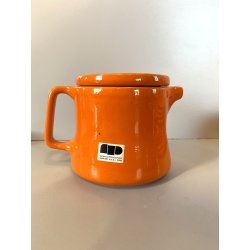 VINTAGE SET 5 pers DESIGN Franco Pozzi SERVIZIO THE CERAMICA ARANCIONE TEIERA 70