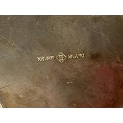 LOTTO 4 pz SERVIZIO Krupp Berndorf Milano DESIGN Gio Ponti ALPACCA ARGENTATA '50