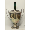 COPPA SECCHIELLO per CHAMPAGNE F.lli Broggi MILANO METALLO ARGENTATO ART DECO
