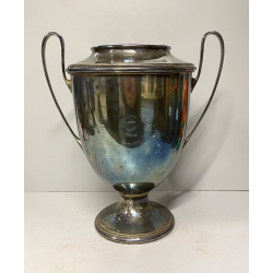 COPPA SECCHIELLO per CHAMPAGNE F.lli Broggi MILANO METALLO ARGENTATO ART DECO