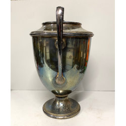 COPPA SECCHIELLO per CHAMPAGNE F.lli Broggi MILANO METALLO ARGENTATO ART DECO