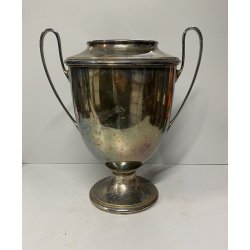COPPA SECCHIELLO per CHAMPAGNE F.lli Broggi MILANO METALLO ARGENTATO ART DECO