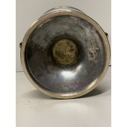 COPPA SECCHIELLO per CHAMPAGNE F.lli Broggi MILANO METALLO ARGENTATO ART DECO