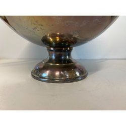 ANTICA ZUPPIERA ART DECO Hutschenreuther METALLO ARGENTATO ø 27