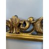 ANTICA CORNICE BAROCCA DORATA epoca 900 OLD LEGNO SCOLPITO FOGLIA ORO 34 x 42 cm