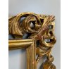 ANTICA CORNICE BAROCCA DORATA epoca 900 OLD LEGNO SCOLPITO FOGLIA ORO 34 x 42 cm