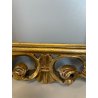 ANTICA CORNICE BAROCCA DORATA epoca 900 OLD LEGNO SCOLPITO FOGLIA ORO 34 x 42 cm