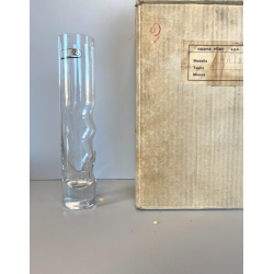 SET 6 BICCHIERI Mod. Anatom CRISTALLO MIDCENTURY MODERN ø5x23,5cm/h BOXED '70