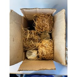 SET 6 BICCHIERI Mod. Anatom CRISTALLO MIDCENTURY MODERN ø5x23,5cm/h BOXED '70