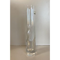 SET 6 BICCHIERI CRISTALLO MIDCENTURY MODERN Mod. Anatom ø5x23,5cm/h BOXED '70