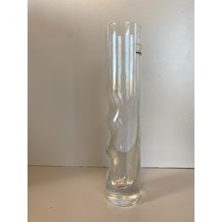 SET 6 BICCHIERI CRISTALLO MIDCENTURY MODERN Mod. Anatom ø5x23,5cm/h BOXED '70