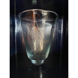 GRANDE VASO VETRO Strömbergshyttan SVEZIA DESIGN MID CENTURY MODERN DECORO PESCI