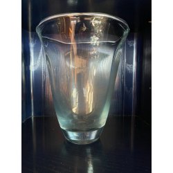GRANDE VASO VETRO Strömbergshyttan SVEZIA DESIGN MID CENTURY MODERN DECORO PESCI