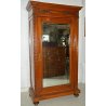 ANTICO ARMADIO NOCE con SPECCHIO Liberty SMONTABILE 1900 GUARDAROBA OLD WARDROBE