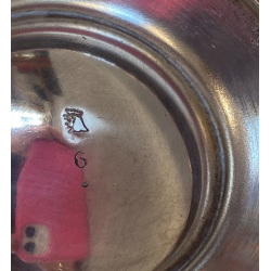 COCKTAIL SET SHAKER SECCHIELLO GHIACCIO METALLO ARGENTATO DESIGN ART DECO '40/50