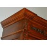 ANTICO ARMADIO NOCE con SPECCHIO Liberty SMONTABILE 1900 GUARDAROBA OLD WARDROBE