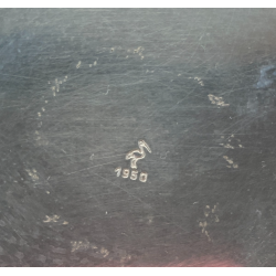 COCKTAIL SET SHAKER SECCHIELLO GHIACCIO METALLO ARGENTATO DESIGN ART DECO '40/50