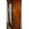 ANTICO ARMADIO NOCE con SPECCHIO Liberty SMONTABILE 1900 GUARDAROBA OLD WARDROBE